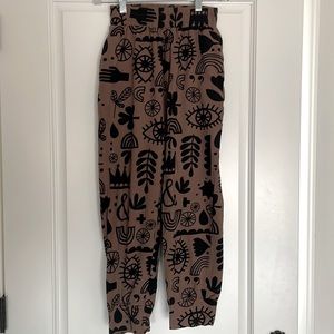 Nooworks Jogger Tan Flash print